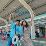 Noorin Shereef Instagram – Here we go🩵 @fahim_safar 
Our first International Trip🤘🏼
Travel partner @milaanholidays @fayaz_milaan 
Video @arun_sathyan_n 
Wearing @feather_calicut 
Styling @ashi_ashz