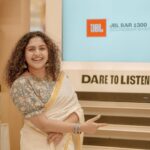 Noorin Shereef Instagram - This Onam, my celebrations call for all things new & completely awesome. So when I found out that JBL just launched their newest JBL Bar 1300, I knew I had to go check it out 😄 I went to the Lulu Connect Store at Lulu mall and guys, it truly is The Ultimate 3D Surround Experience. If this is what you’re into too, then get yours along with these super cool offers as well: → Best offers of the season from 20th July till 31st August. → Harman's Additional Warranty Program featuring 1 year over & above the Standard Warranty. → 10% instant cashback OR one EMI free. Onam just got SO MUCH BETTER 💖🙌 @lulu_mall @luluconnectindia #JBLBarSeries #Onam #OnamCelebrations #TheUltimateSoundbar #DetachableSpeakers #JBLSound #onamoffers