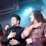 Noorin Shereef Instagram – “Love Lit Up the Night! 💕🎉 An Electric Wedding Reception with LED Walls, Sequins, and Disco Magic! 🌟cheers to Team @decorlabevents  for creating the dreamy and chill vibes✨ #WeddingReceptionVibes #DanceFloorFrenzy #PartyTime #DJBeats #LoveAndDance

Event decor and Management Partner : @decorlabevents
Food & Beverages partner : @almas_weddings
Bride outfit : @t.and.msignature
Bride MUA: @theglamupstudio 
Groom outfit : @men_in_q_wedding 
Groom MUA : @artist_groom_makeover_studio
Jewellery:  @m.o.dsignature
Mehendi : @ishqmehendi
Cake : @pieceocake._ 
Thanks giving gift : @evrine_co
Photo & video Partner : @avalonweddings
