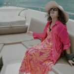 Noorin Shereef Instagram - Cruising through life with wind in my hair and a smile on my face🌊 Traveling with : @milaanholidays Photo : @arun_sathyan_n Wearing : @house_of_vandy Styled by : @ashna_aash_ Andaman Sea