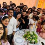 Noorin Shereef Instagram - Celebrating the Dream Come true of our dearest @optimiser___shafzz @nahas_hidhayath ..✨ Wearing @anu.scaria.couture Styled by @mehaka_kalarikkal