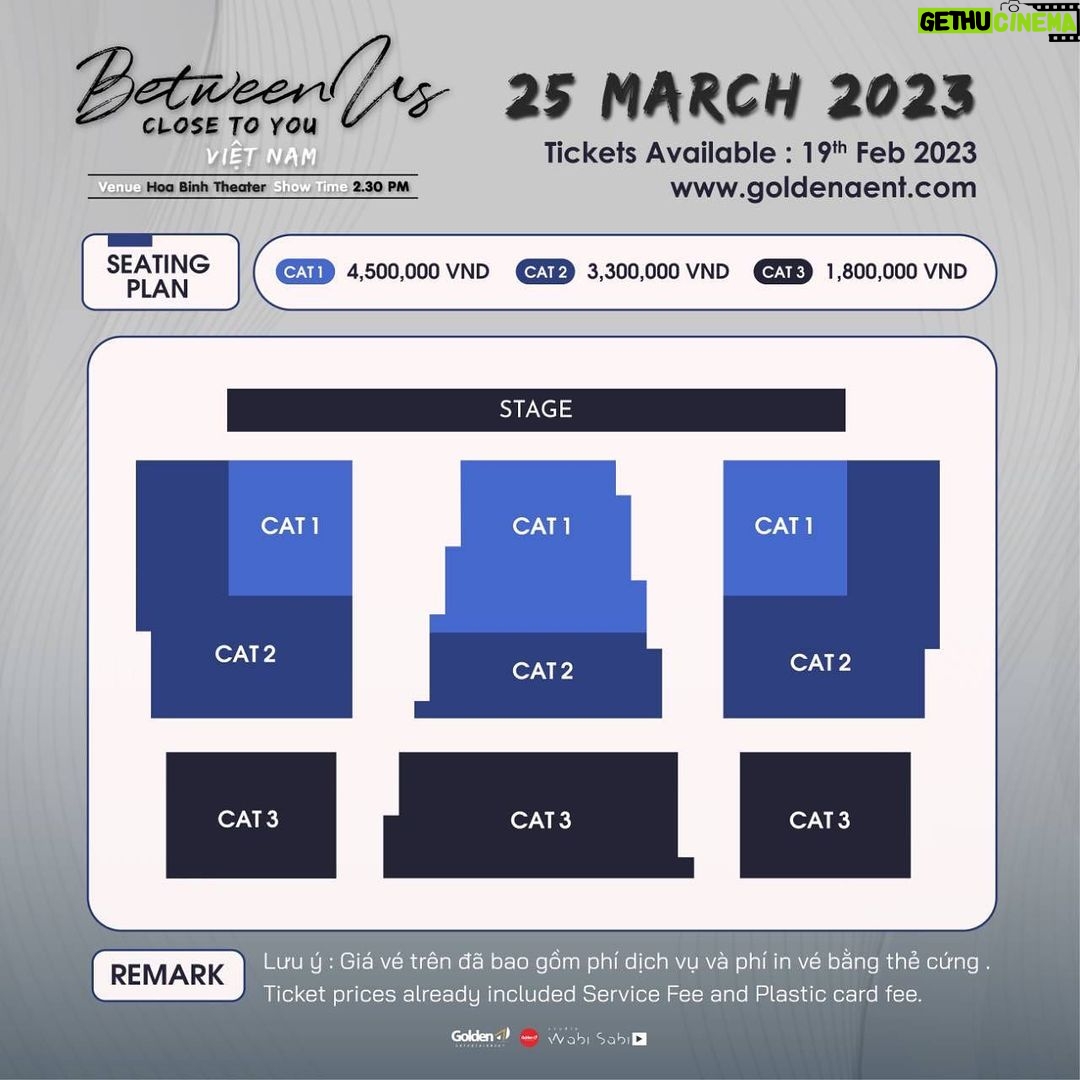 Noppanut Guntachai Instagram - I’m glad to come back again. Ticket information and fan benefit for Between Us: Close to you is ready for you to check! Get ready again for ticket battle na. Time: from 10 A.M 19 February 2023 Ticket website: https://goldenaent.com/ Chủ tịch lại được đi Việt Nam nữa rồi nè! Cả nhà đọc kỹ Benefit và sơ đồ chỗ ngồi nha. Sẵn sàng săn vé thôi nào🤩 Vé mở bán lúc 10h sáng ngày 19 tháng 2 năm 2023 tại: Website: https://goldenaent.com/ #BetweenUsinVietnam #เชือกป่าน #GoldenAEntertainment #GoldenAVietnam