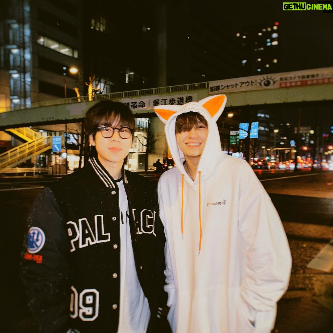 Noppanut Guntachai Instagram - PB 🐷😻 #RememberBP Osaka, Japan