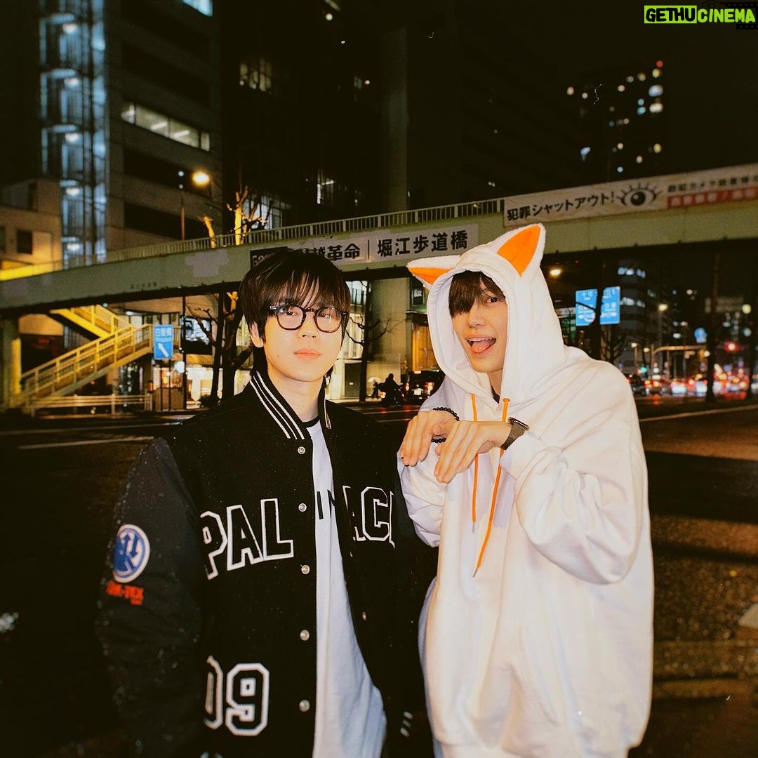 Noppanut Guntachai Instagram - PB 🐷😻 #RememberBP Osaka, Japan