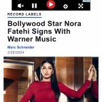 Nora Fatehi Instagram – This is HUGE 🔥💥⚡️
Global Dominance begins NOW, you ready for my New Era!! #globaldomination 🌏🌍🌎🔥🔥 @warnermusic 
Shout out to WGM CEO @rkyncl for the amazing quote and the passion to make this happen 
And thank you @aps981 for believing in me and supporting the dream ❤️
Shoutout to @amine_el_hannaoui and @imane.fassah for making this happen Allayhfkom liya dima ❤️