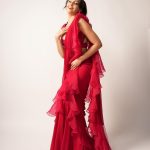 Nora Fatehi Instagram - 🌹 🌹 Saree @ridhimehraofficial Jewellery @darshanaasanjanaajewellers Styled by @aasthasharma @gehnadholakia Hair @hairstylist_madhav2.0 Makeup @reshmaamerchant 📸 @anups_