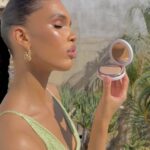 Norvina Instagram - BTS campaign day from my iPhone. This GLOW 🙌 @anastasiabeverlyhills Glow Seeker in Sun Idol #anastasiabeverlyhills #abhglowseeker