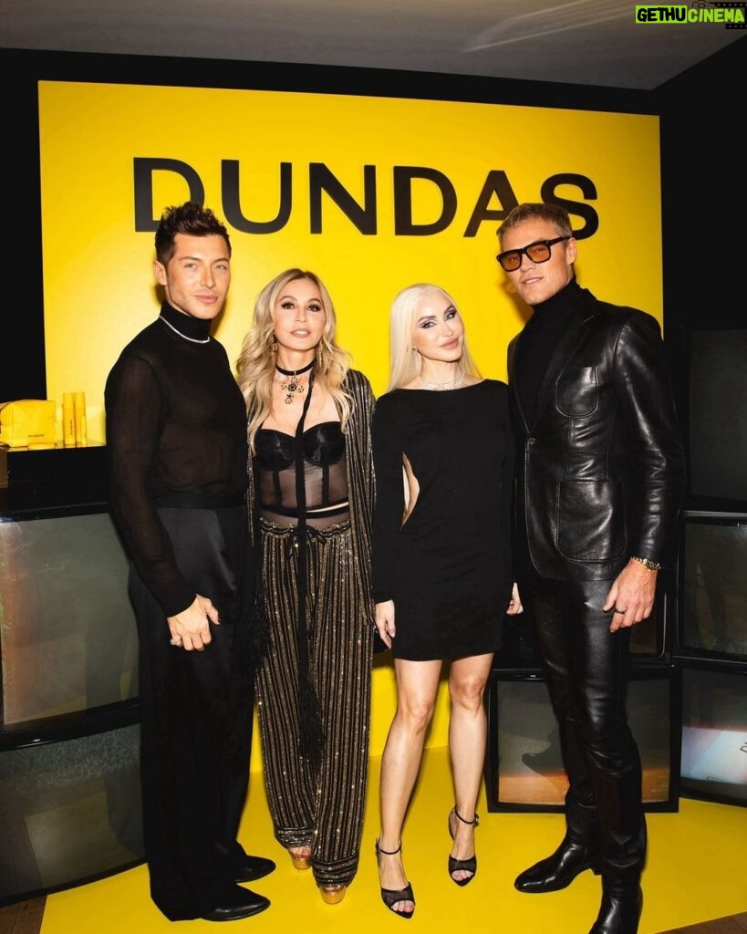 Norvina Instagram - Congratulations @peter_dundas and @evbousis for launching @dundasbeauty Last night was amazing