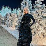 Norvina Instagram - A gorgeous night in a winter wonderland 🎄