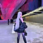 Norvina Instagram - Another fun night in Milan! Loved the @versace show