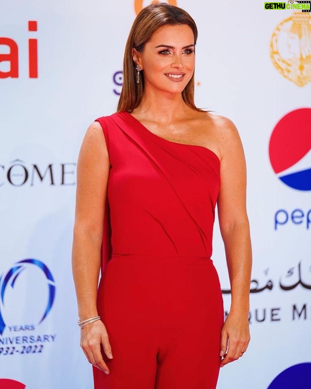 Nour Instagram - From the Red Carpet of 19 B, The Egyptian Film competing in the international competition at the 44th edition of Cairo International Film Festival ✨ Styled by: @yasmineeissa Jumpsuit: @ateliermamzi Jewellery: @bulgari Makeup: @zeinaelnaggar Hair: @mahmuod_abady_ from @minakhamis