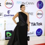 Nour Instagram - From the opening ceremony of Cairo Film Festival #cff2021 @cairofilms Styled by: @yasmineeissa Dress: @sandynourofficial Makeup: @sharifftanyous Hair: @ahmed__mounir Shoes: @louboutinworld Bag: @marzook_official Jewellery: @yessayan