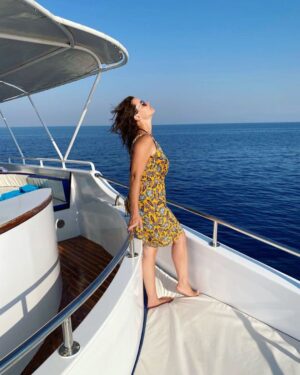 Nour Instagram - Magical day… love boat days 🛥🌊☀️🌸

#ThisIsEgypt
#Summer2021
#BoatLife