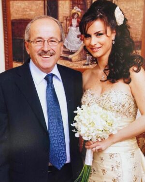 Nour Instagram - A father’s love is an unbreakable bond. From the day we are born, we are linked to one another and spend our lives supporting and protecting each other. 
One day is not enough to honor how special you truly are Papa.
Happy #FathersDay to you Philippos ❤️

P.s This was my wedding day 👰🏻‍♀️