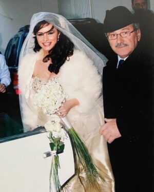 Nour Instagram - A father’s love is an unbreakable bond. From the day we are born, we are linked to one another and spend our lives supporting and protecting each other. 
One day is not enough to honor how special you truly are Papa.
Happy #FathersDay to you Philippos ❤️

P.s This was my wedding day 👰🏻‍♀️