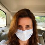 Nour Instagram - You can’t see it because of the mask but I’m really excited for the first day of shooting.. wish me luck 🤞🏼❤️ #Shooting #Series #StayTuned