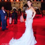 Nour Instagram - From the opening ceremony of #gff19 styling: @yasmineeissa Dress: @hamdaalfahim Bag: @sarahsbag Jewelry: @glamour.jewellery makeup: @sallyrashid_ Hair: Walid @alsagheersalons