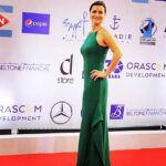 Nour Instagram - #gff19 Dress: @maxmara_cairo Styling: @yasmineeissa Jewelery: @narafinejewelry makeup: @donia_sedky Hair: @alsagheersalons