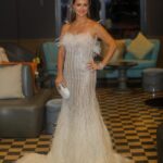 Nour Instagram - From the opening ceremony of el Gouna film festival #gff19 Dress : @hamdaalfahim Bag : @sarahsbag Jewelery: @glamour.jewellery Makeup : @sallyrashid_ Hair : Walid @alsagheersalons Styling : @yasmineeissa