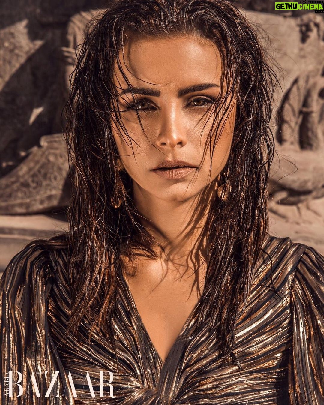 Nour Instagram - “You were born to be real, not perfect” Lastest shoot for @harpersbazaararabia Photography: @mseifphotography Styling: @yasmineeissa Makeup: @zeinabhassan_ Hair: @yousefalashkar Dress: @peterpilotto Earrings: @dimajewellery #Nour #harpersbazaar #harpersbazaararabia #fashion