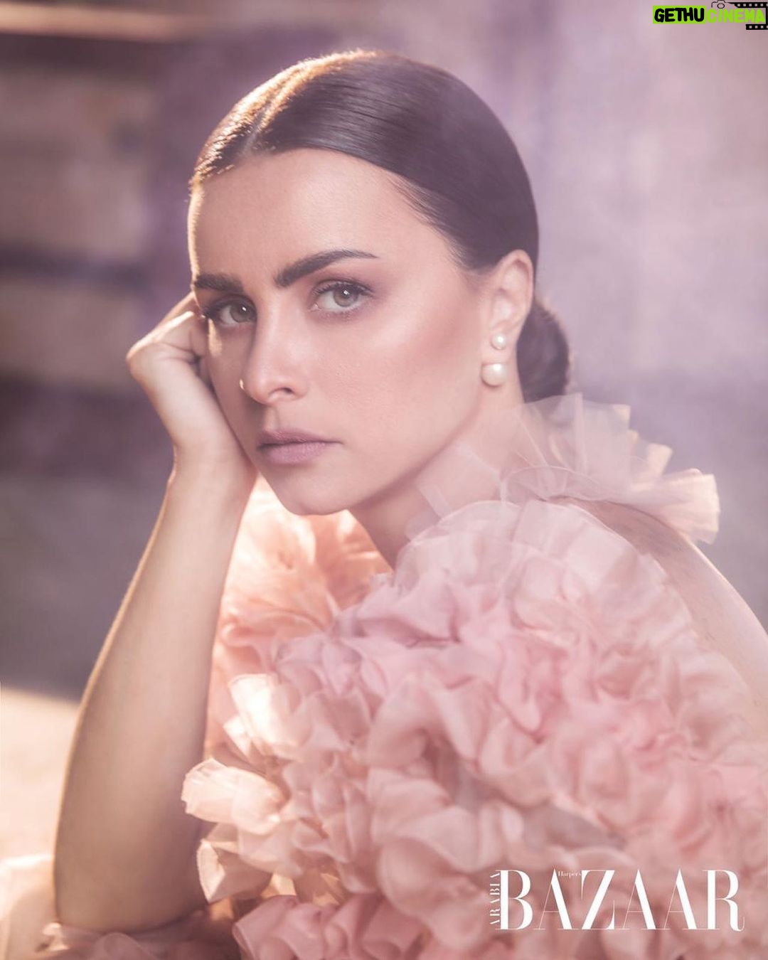 Nour Instagram - “Never stop dreaming..” Lastest shoot for @harpersbazaararabia Photography: @mseifphotography Styling: @yasmineeissa Makeup: @zeinabhassan_ Hair: @yousefalashkar Full look: @dolcegabbana #Nour #harpersbazaar #harpersbazaararabia #fashion