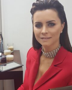 Nour Instagram - Styling @yasmineeissa Red suit: @shahendaofficial Choker: @haydenofficiel makeup: @zeinabhassan_ Hairstyle : @yousefalashkar