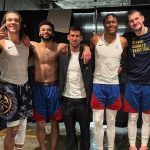 Novak Djokovic Instagram - 🏀🃏🇷🇸 Great to see @nba superstars and friends last night @lakers @nuggets #nikolajokic @officialvladedivac @sashavujacic @marko_jaric10 @nikoladjuricko @jmglitxh27 #aarongordon @peytonwatson @jelenadjokovicndf Los Angeles, California