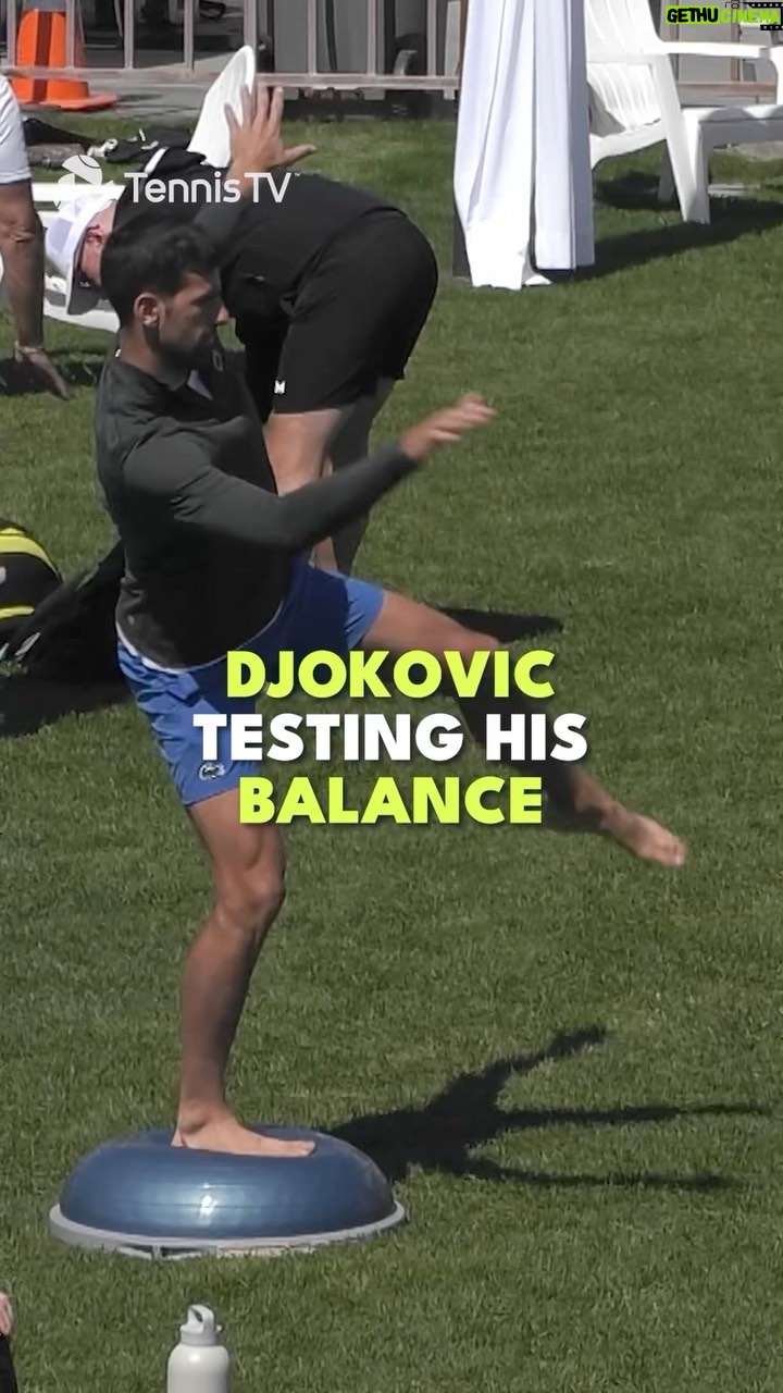 Novak Djokovic Instagram - What you have to do to be World No. 1 🤸♂️ . #tennis #tennistv #atp #sports #djokovic Indian Wells Tennis Garden