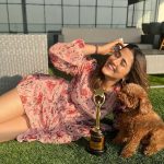 Nupur Sanon Instagram – Thank you @iconicgoldaward for Best Actress Debut (South) for Tiger Nageshwar Rao 🙏🏻💛

TNR will always be a special film…my first and that too in Telugu..a beautiful language that I had only begun to learn…emoting in your first film as an actor that too in a language you don’t fully understand can be challenging and surely was …but everything seemed so easy thanks to my wonderful co-actor MassMaharaja @raviteja_2628 sir , my always-smiling spreading positivity on set producer @abhishekofficl and my favourite person,sounding board on set and also a friend @dirvamsikrishna 
Baby steps ❤️🧿😇