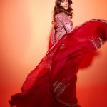 Nupur Sanon Instagram - Hi 🌝💌 • Outfit- @osaabyadarsh Jewellery- @pinklanebyrashi @shoppaksha Styled by - @sukritigrover Styling Team- @vanigupta.23 @bitofbash @naishasinghvi