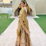 Nupur Sanon Instagram - Legit Banno ki Saheli 🔥👱🏻‍♀️ • Outfit- @warpnweftbysagrikarai Jewellery- @koharbykanika @ruhbyruchitandon Styled by - @sukritigrover Styling Team- @vanigupta.23 @bitofbash @naishasinghvi