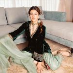 Nupur Sanon Instagram - Velvet dreams…🌙🖤 Outfit : @sureenachowdhri 📸 : @visualaffairs_va