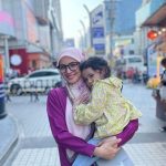 Nur Fazura Instagram - bangkok so far. celebrated my niece and nephew’s birthday yesterday, tiba-tiba Fatima pulak nak tiup lilin juga.. thank you sis @nor.asmah for the cake! we’ve been missing daddy @fattahaminz and wishing you were here with us. 💙 *wearing “Rosa Adelia” from the latest Persona Floria collection by @mytudungfazura ✨ Bangkok, Thailand