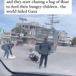 Nur Fazura Instagram - When you intentionally starve a nation that was never hungry before and they start chasing a bag of flour to feed their hungry children.. the world failed Gaza. By @mohmmed_awad89