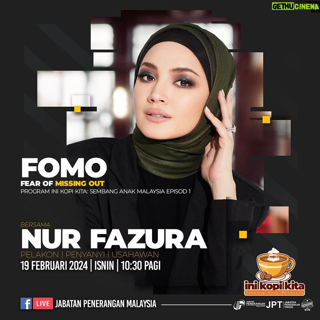 Nur Fazura Instagram - Coffee talk. Ini Kopi Kita ☕️ | Sembang Anak Malaysia 🇲🇾 Nantikan! @fahmifadzil.1 @japenmalaysia