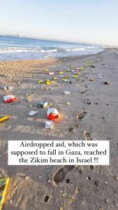 Nur Fazura Instagram - Zikim Beach in Israel ‼️‼️ To the US and other allies who claim to care about starving Palestinians: save your little snacks. They washed up.. Statembltiliating hungry Palestinians. Just stop the genocide first !!!