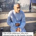 Nur Fazura Instagram - One of the abductees, who were released today by the Israelis, became unable to speak because of the severe torture to which he was subjected . By @hani.alshaer أحد المختطفين الذين أفرج عنهم الإسرائيليون اليوم، أصبح غير قادر على الكلام بسبب التعذيب الشديد الذي تعرض له منذ أسابيع.