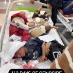 Nur Fazura Instagram - While you’re hugging your child happily at home, please take a look at what these innocent children in Gaza are going through!!! Here we are at 112 days of GENOCIDE!!! #IsraelGenocideOnPalestine #2024 #CeasefireNow #SavePalestine 🇵🇸🌎