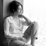 Nurgül Yeşilçay Instagram - Bir pazar serkeşliği☺️ #blackandwhite #sundaymood☀️