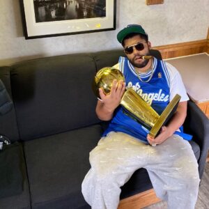 O'Shea Jackson Jr. Instagram - Just a reminder. The Lakers and Dodgers won the chip. LAL Gang