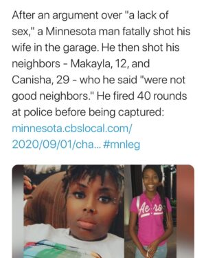O'Shea Jackson Jr. Instagram - Jason Micheal Mesich a 48 year old man. Shot and murdered his wife in his garage because they were having an argument about their “lack of sex”. So he shot his wife 7 times in the neck and torso. 

From there. He goes to his neighbors house, a black family, pulls a gun out on a 1 year old baby girl. 

And a 12 year old child has the courage and spirit to shield her niece and gets shot in the head. She’s now heavily sedated fighting for her life. 

He then opened fire on the child’s mother. Who was shot in the legs and hips. And is also in critical condition. 

Then he goes to his house. Goes to his basement. Police show up and he lets off 40 rounds at THE POLICE! 

And they let him live. I never will advocate the taking of life, but when my people get fuckin MURDERED FOR FAR LESS.....I can’t help but cry my fuckin eyes out! 

A 12 year old little girl. Has the heart. The presence of mind and courage. 
To shield her 1 year old niece from a coward and a demon of a man with a firearm. And so many mothafuckas are scared to do what’s right! 

I can’t believe this shit man.....BABIES!!! 

And this mothafucka says he can’t remember shooting anyone. But explains exactly how he murdered his wife and shot his neighbors. They asked him why he went to the neighbors....” they aren’t good neighbors and I hate all children” 

This type of piece of shit gets to live and have a trial. But Jacob Blake can walk to their car after stopping a fight and get shot 7 times and paralyzed. Or George Floyd can be murdered over a misunderstanding over a 20 dollar bill. Or breonna Taylor could be in her home safe, and be murdered with no consequences. And you tell me IM TRIPPIN. PRAY FOR US