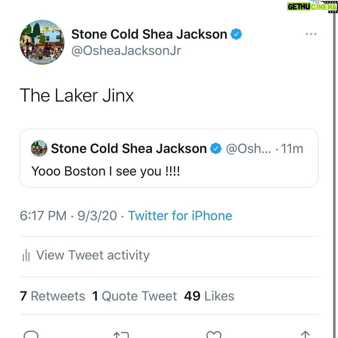 O'Shea Jackson Jr. Instagram - All hail the king in the north