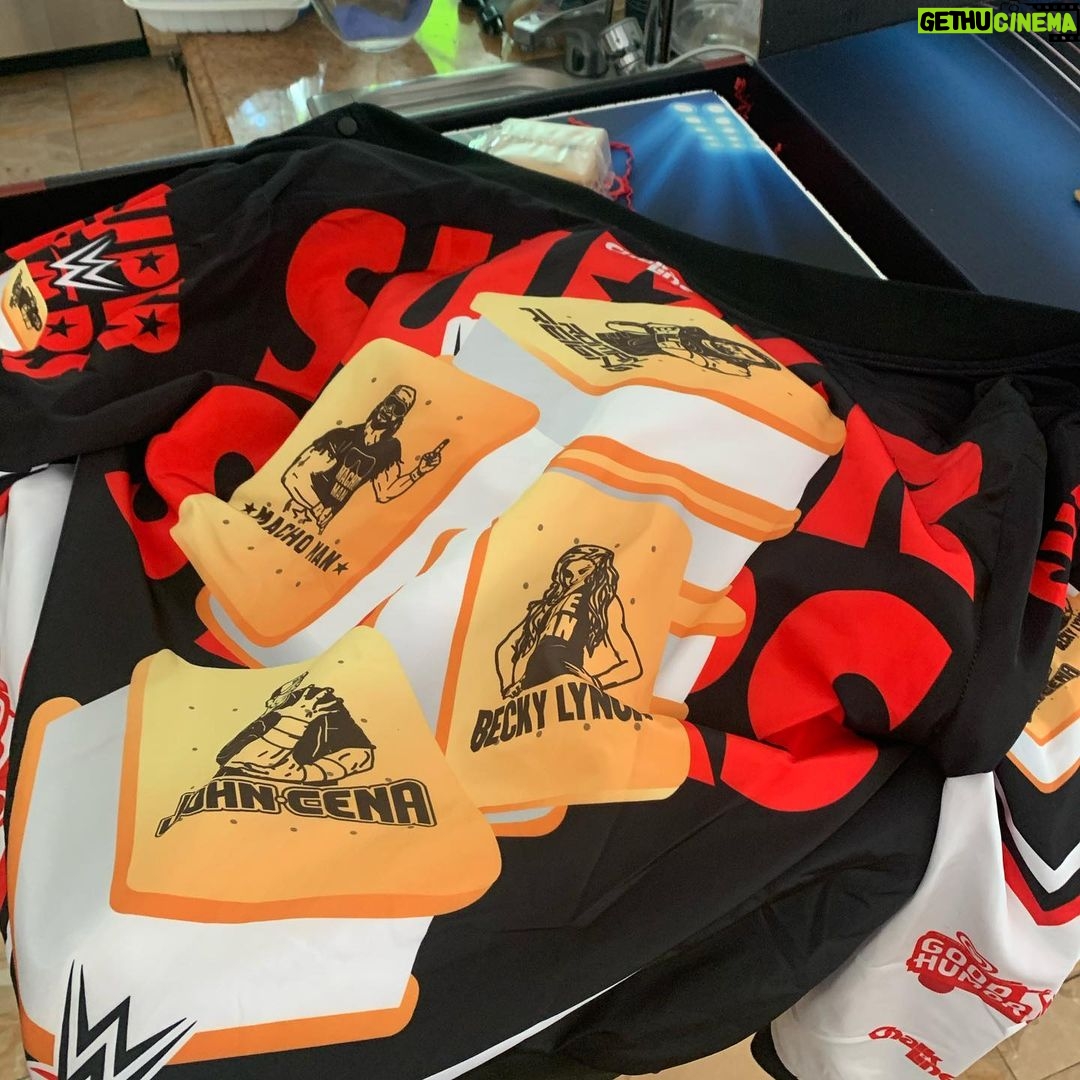 O'Shea Jackson Jr. Instagram - Special thanks to all my friends at @wwe for hooking ya boy up with this care package. What I gotta do to get that pat mcafee treatment. Or maybe the thunderdome??!!