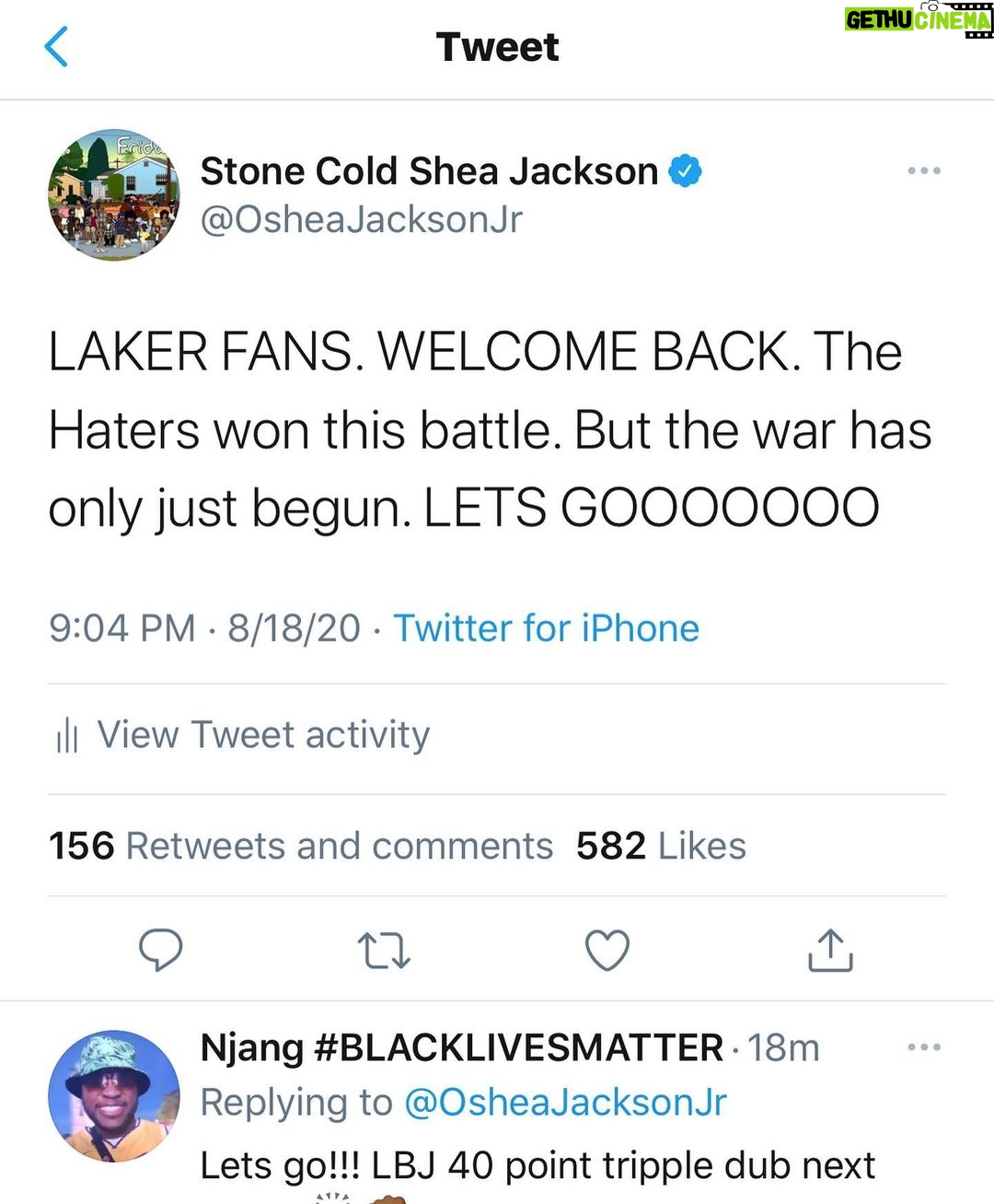O'Shea Jackson Jr. Instagram - Let’s fuckin GOOOOOOOO!!!!!!!