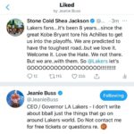 O'Shea Jackson Jr. Instagram - Lets fuckin GOOOOOOO!!!!!!!!!! #ForKobe #16Titles #16winsTo17 Laker fans. If you ready for all the ups and downs the playoffs bring again. If you ready to feel that anxiety of playing in the big boy games again. If you ready to give these boys your energy, those prayers, to cuss out the tv, to scream at every dunk, to hold your breath on every three point shot or free throw, if you ready to take whatever it takes to get our 17th title. And most important....if you ready to pop champagne at the end of all this again, Lakers fans......GIVE ME A HELL YEAH!!!