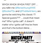 O’Shea Jackson Jr. Instagram – @themarkhenry @reneeyoungwwe @bookertfivex @wwe @fs1 
#HellYeah