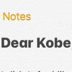 O'Shea Jackson Jr. Instagram - Dear Kobe.....
