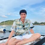Oabnithi Wiwattanawarang Instagram - Until sunset ☀️💙 @kiriphuket @sevenmarinephuket