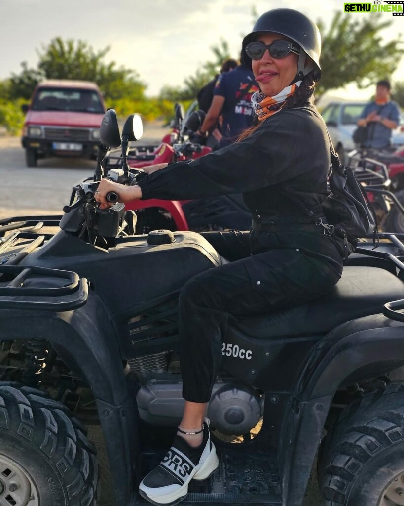 Oindrila Sen Instagram - Ready for d ride 🏍 #vacation #turkey🇹🇷 #cappadocia #quadbike #funride Cappadocia/Turkey