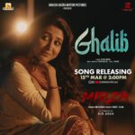 Oindrila Sen Instagram - From the World of Mirza and Muskan 💕... Unveiling the First Soulful Love Song “ GHALIB “ ❤️ Releasing on 15th of March, will be spreading love from @2:00pm onwards ❤️ #Mirza at the theatres from 9th of April! 🎬 @ankushmotionpictures @ankush.official @love_oindrila @kgunedited @shoaibkabeerinsta @rishikaushikofficial @priya_mondal_official @ishan.mitra_official @sumeet_goradia @saahil_goradia @gj_storm @barish_lyrics @samratbando @shiladityathesoundengineer @ghorui.animesh @sanglapbhowmik #Mirza #MirzathisEid #EID2024 #Ghalib